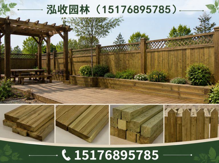 琼中京津冀防腐木工程展示图
